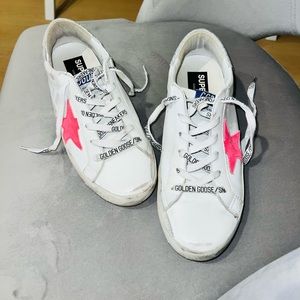 Golden goose superstar sneakers, size 37